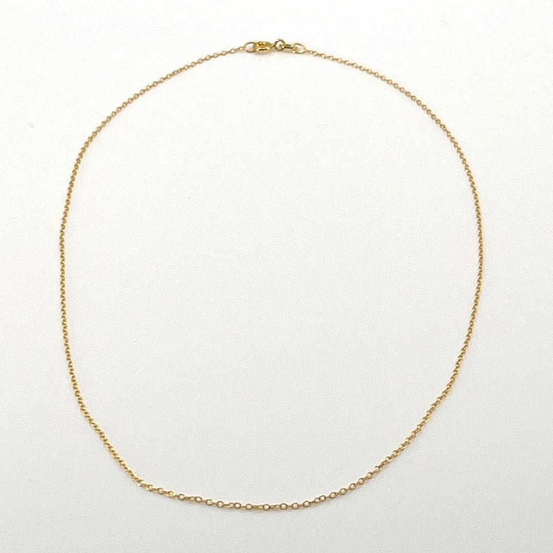 Aqlaperlis Jewellery: Super Fine Gold Vermeil Chain Necklace