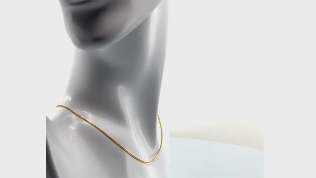 Aqlaperlis Jewellery: Curb Gold Vermeil Chain Necklace