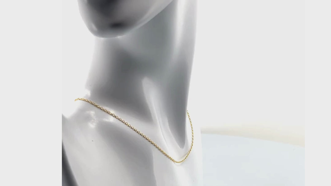 Aqlaperlis Jewellery: Super Fine Gold Vermeil Chain Necklace