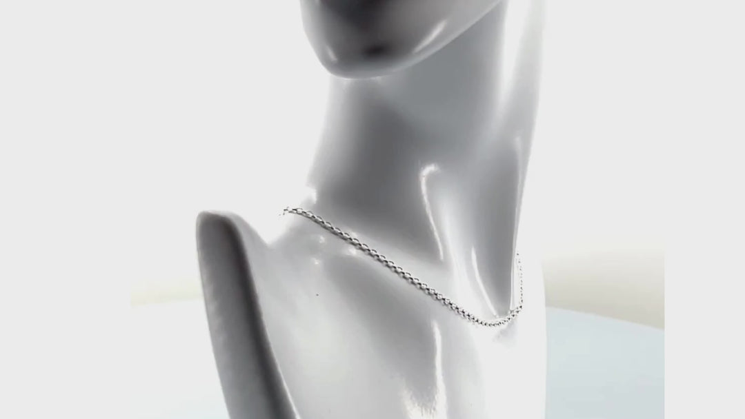 Aqlaperlis Jewellery: Belcher Sterling Silver Chain Necklace