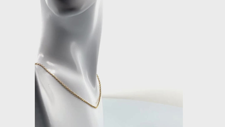 Aqlaperlis Jewellery: Belcher Gold Vermeil Chain Necklace